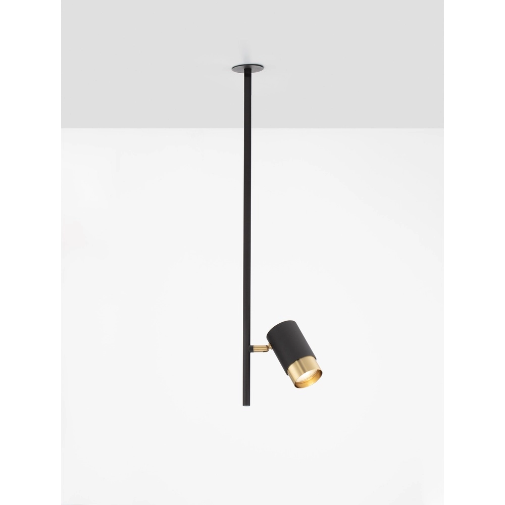 Plafonnier Pongo Intégré uniquement noir et or Lyora 5212017441706