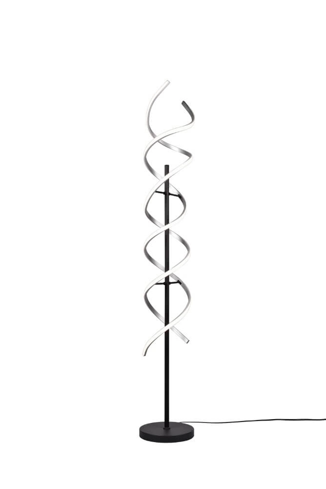 Lampadaire design Sequence métal brossé