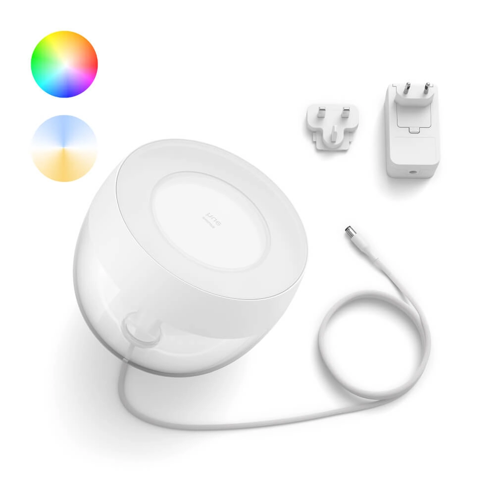 Lumière vers le haut Hue Iris blanc