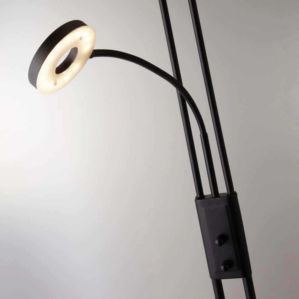 Lampe de lecture sur pied Mother & Child noir Searchlight 5053423241265