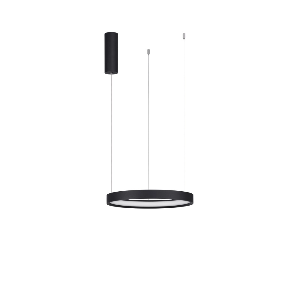 Suspension ronde Perrine noir Ø 40cm Lyora 5212017438379