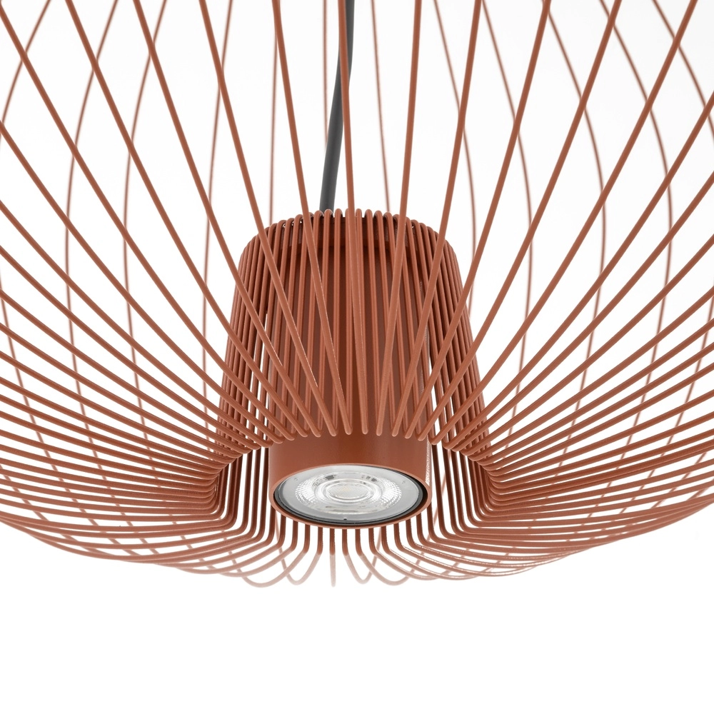 Lampe cage Pumpkin terre cuite Ø 70cm Lyora 5903139114943