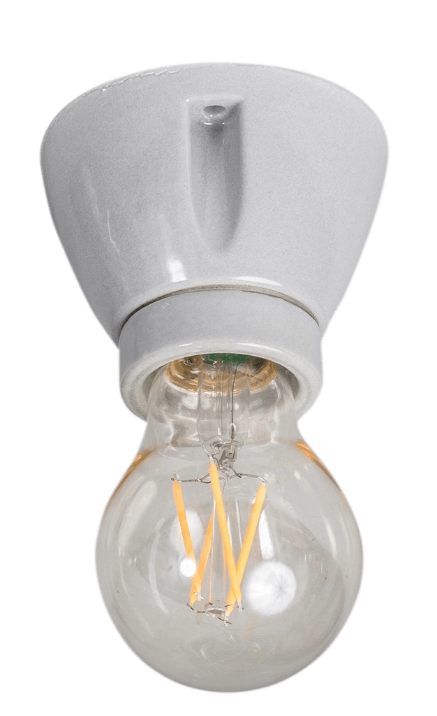 Plafonnier en porcelaine Vintage Straight gris ETH 8719075185018