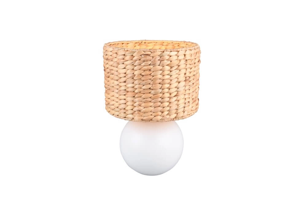Lampe de table Vina Ø 28cm - avec capuche en corde Trio 4017807614695