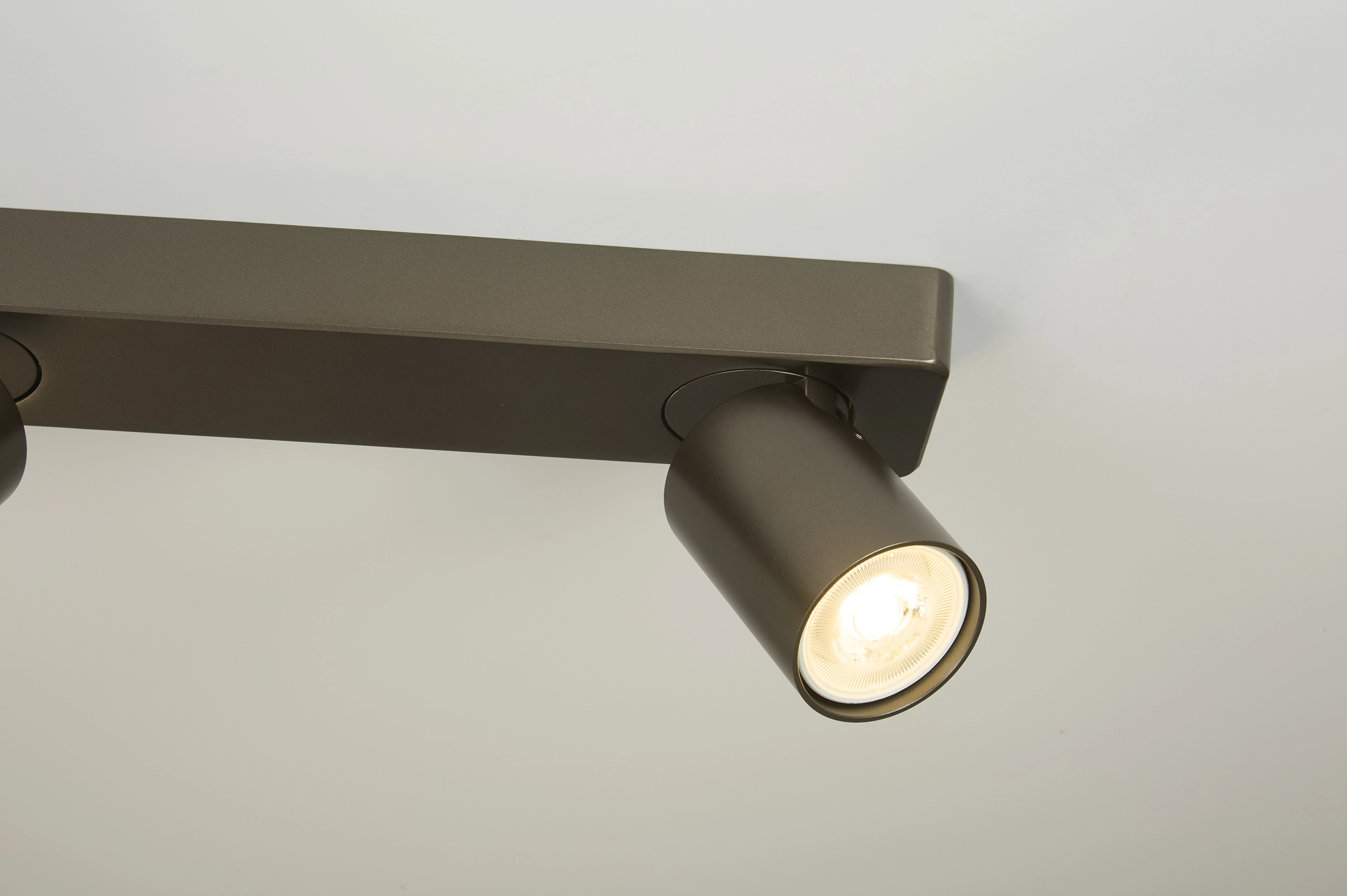 Lampe de plafond Moon 2 bronze rectangulaire Lyora 5053423311838