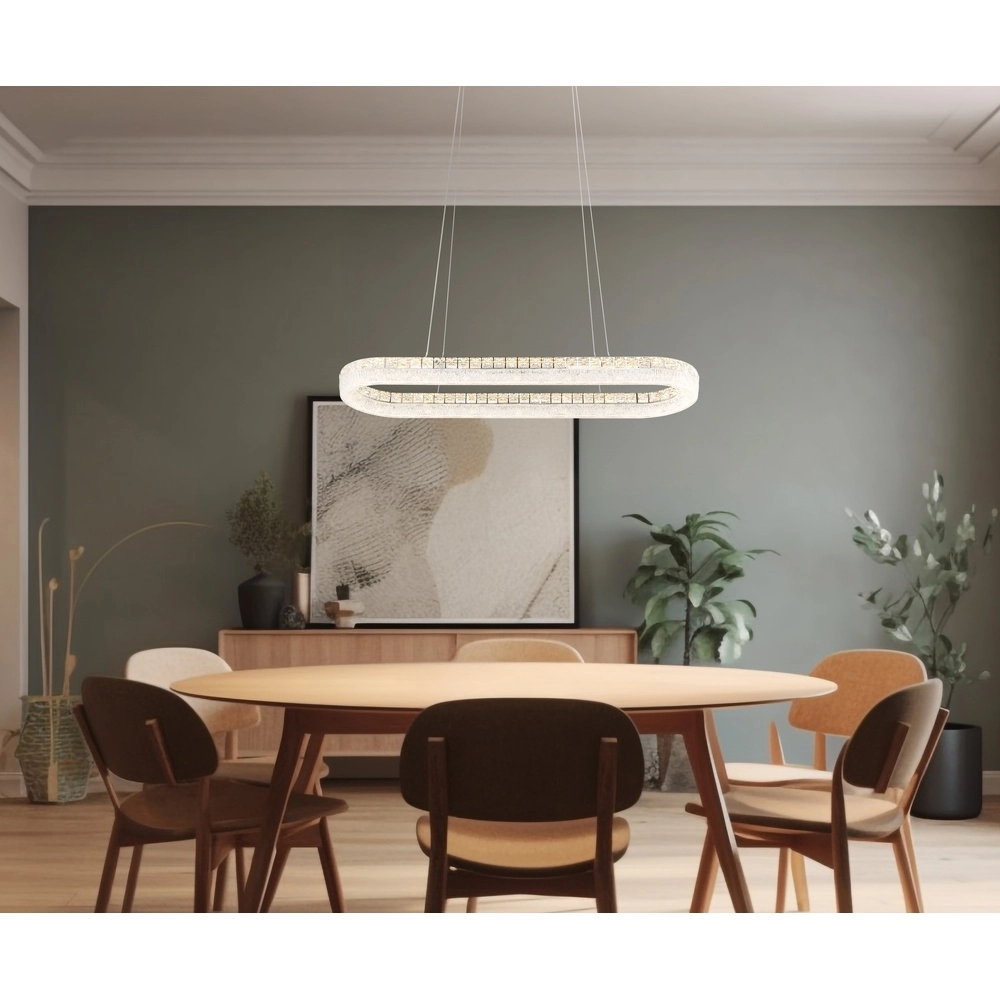 Lampe suspendue Laurel Chrome ovale Globo 9007371572779