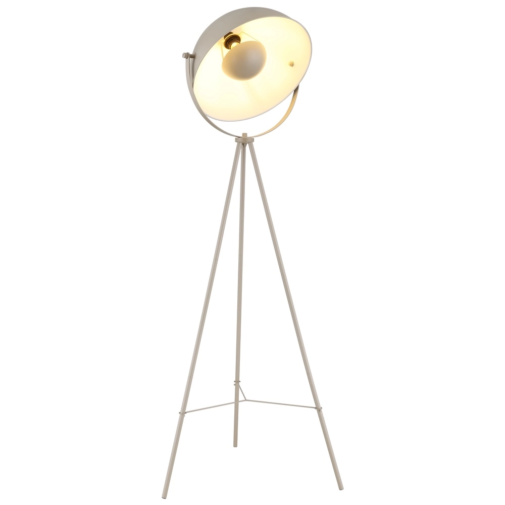 Lampe sur pied trépied Timo brun sable Globo 9007371459544