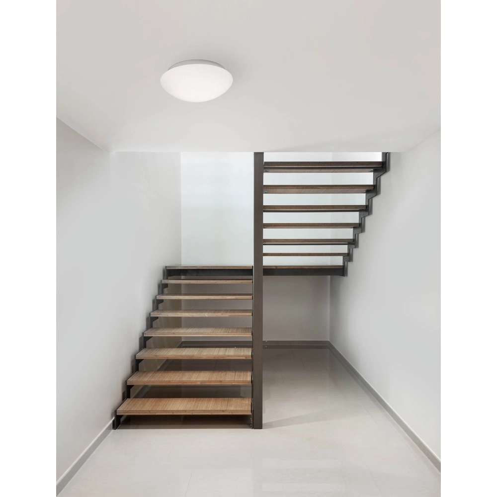 Plafonnier Brest Ø 23cm blanc Lyora 5212017411747