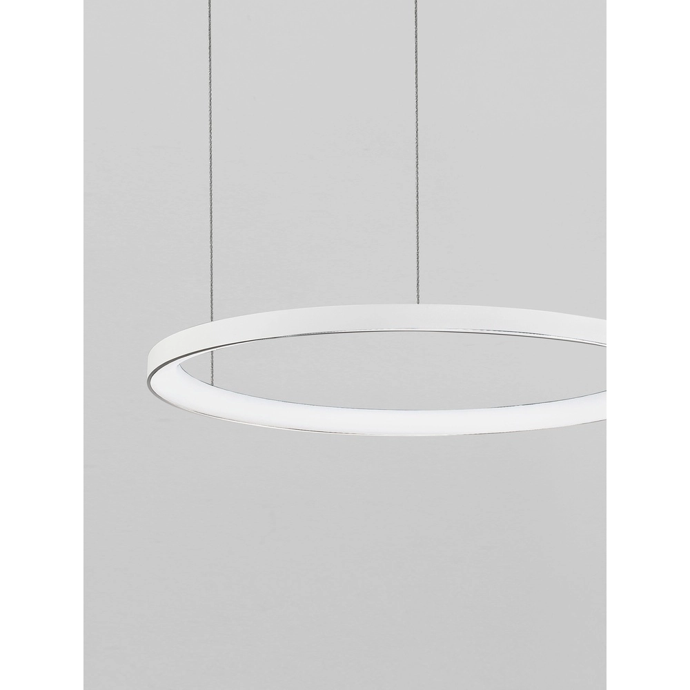 Suspension design Pertino blanc Ø 58cm 2700K Lyora 5212017446046