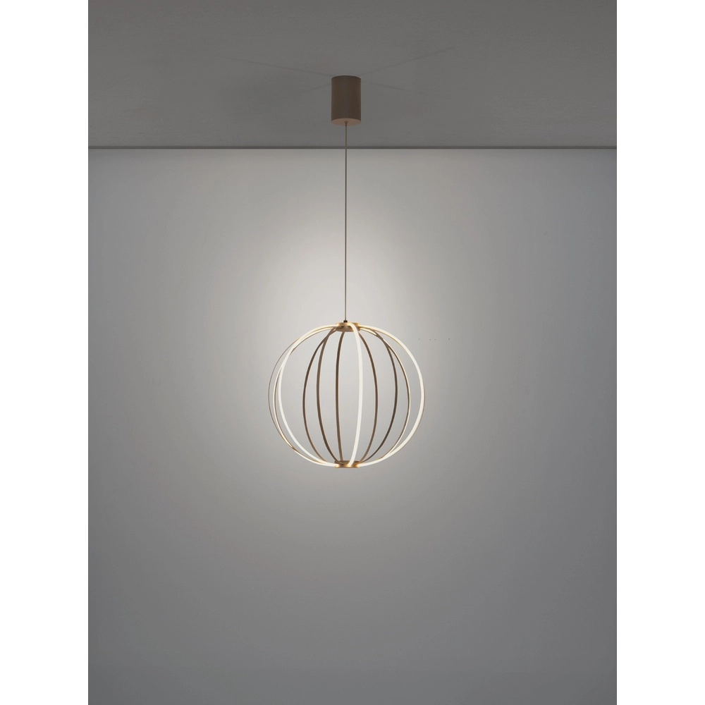 Lampe suspendue Brea beige Ø 50cm Lyora 5212017494375