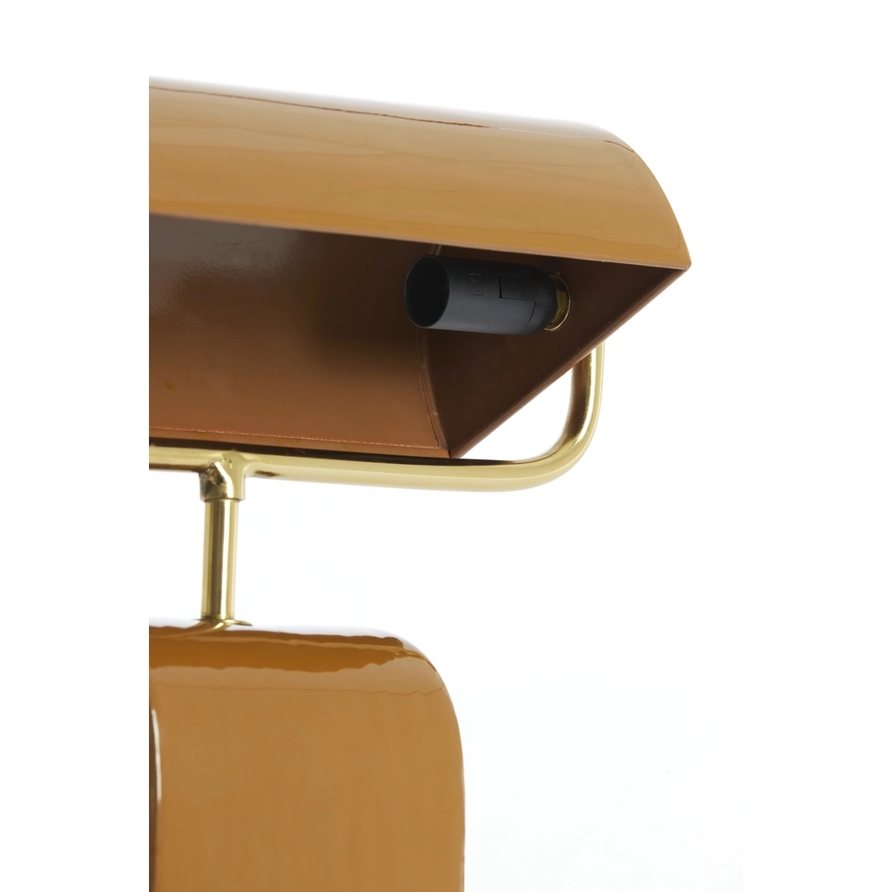 Lampe de bureau marron Cardona avec or - 1x E27 Light & Living 8717807816278