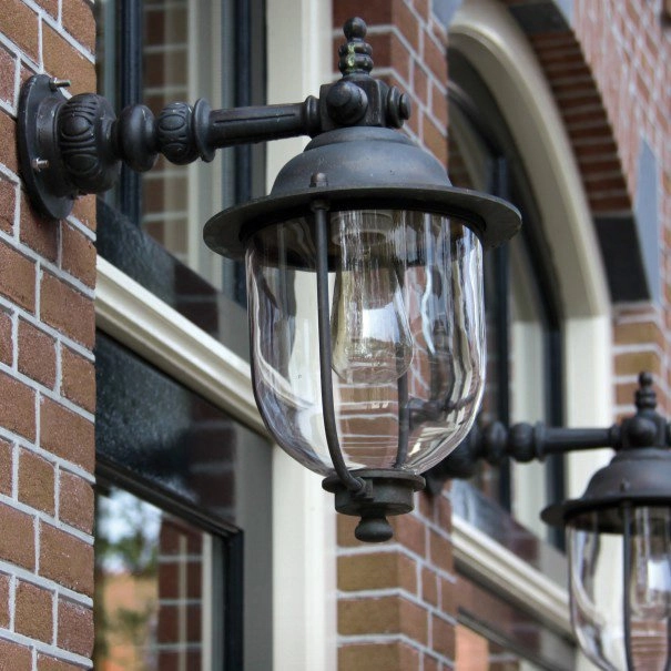 Lampe d'extérieur rurale Lindau 56cm bronze marron KS 8714732142304