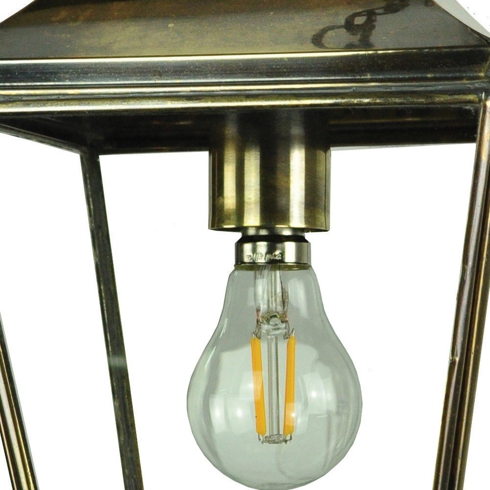 Lampe suspendue rurale Knightbridge 37cm - cuivre antique (ant) Limehouse