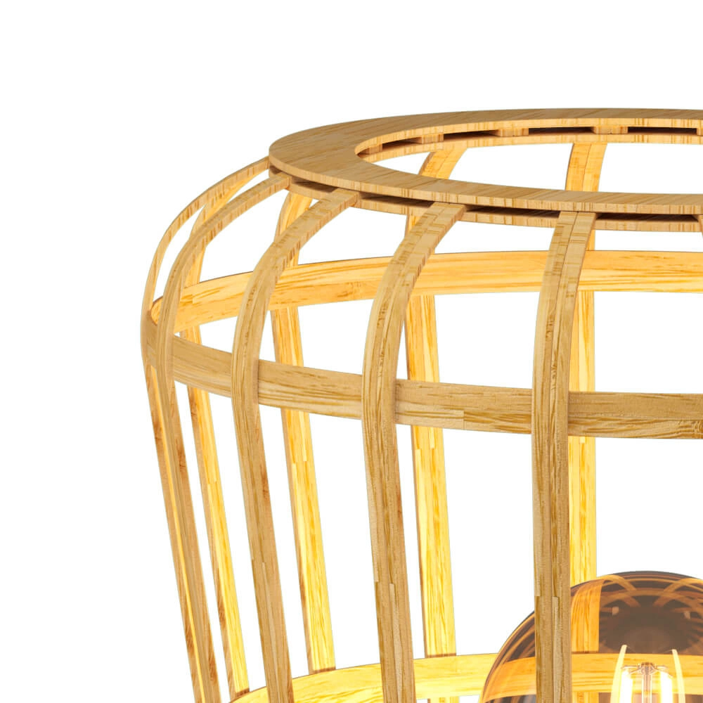 Rattan table lamp Montezuelo Stars of Light 9008606240531