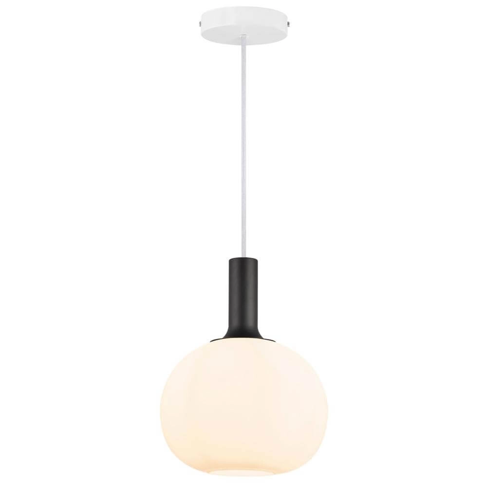 Suspension en verre Alton boule Ø 25cm blanc Nordlux 5701581413887