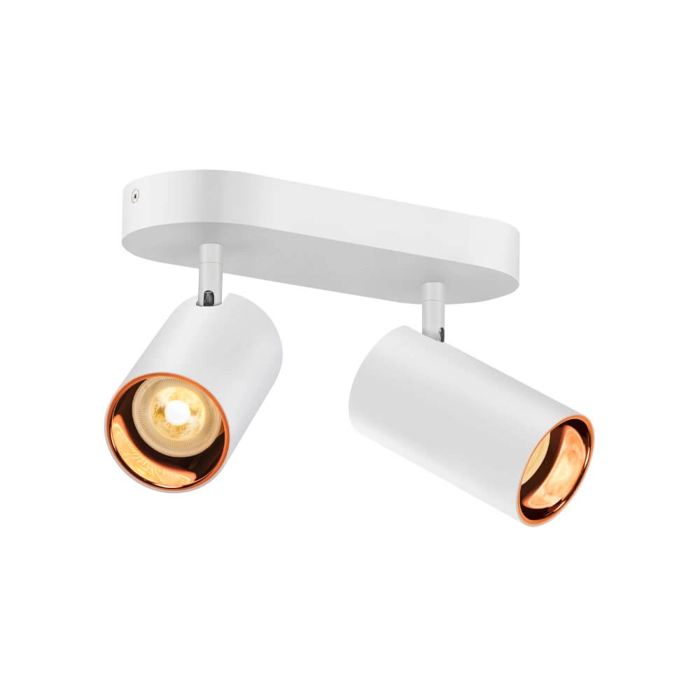 Spot en saillie 2 lumières Asto Tube blanc - 2x GU10 SLV 4024163266147