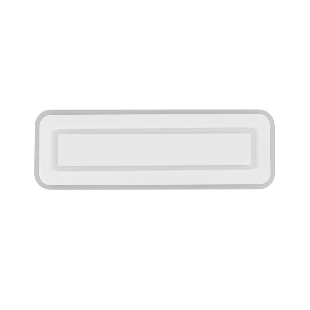 Lampe de plafond moderne Riva blanc 60 cm Trio 4017807682915