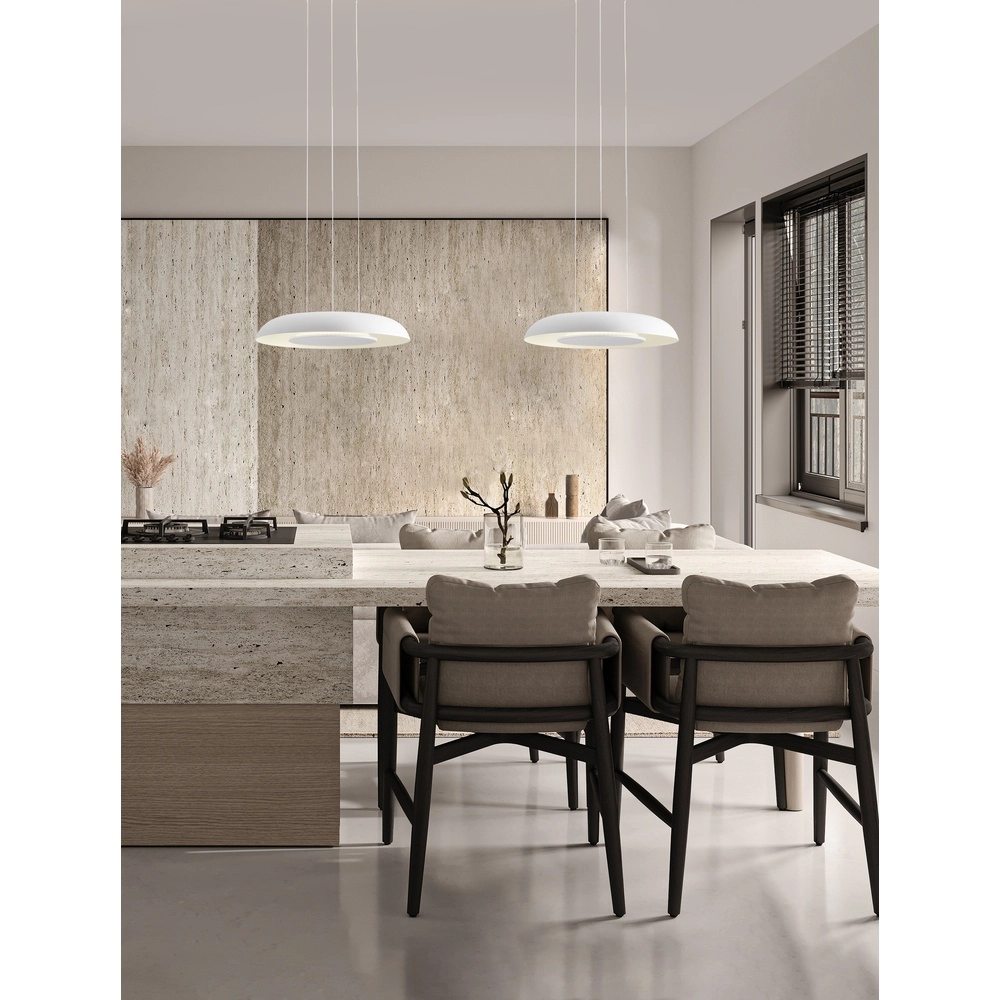 Suspension moderne Ormi Ø 40cm blanc Lyora 5212017463227