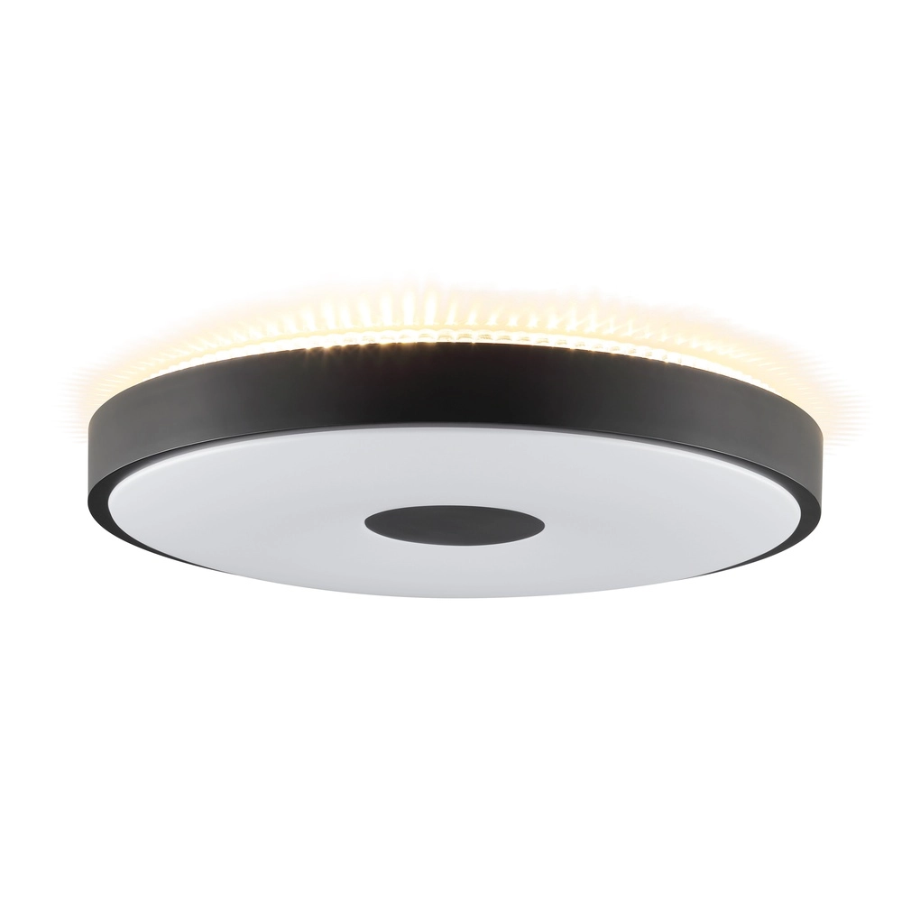 Éclairage de plafond Tavis noir Ø 44,5cm Brilliant 4004353477591