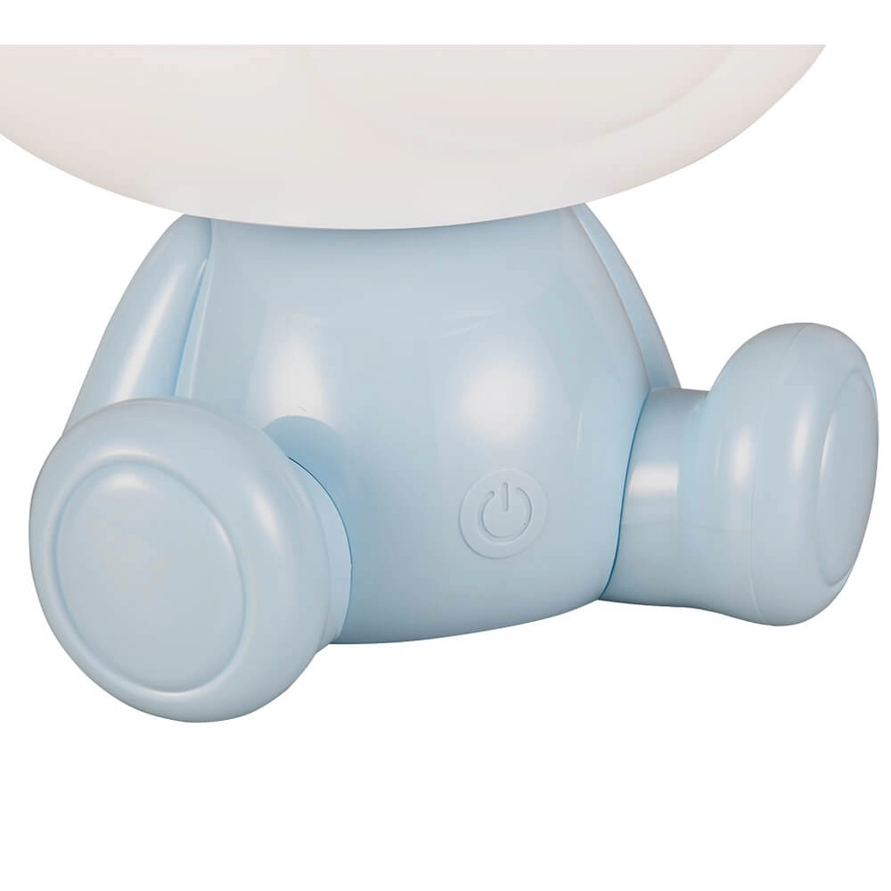 Jolie pantoufle légère Hopper bleu Trio 4017807643268