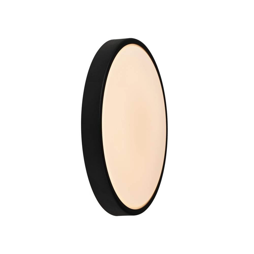 Applique murale design Oliver rond noir Applique murale design Oliver rond noir