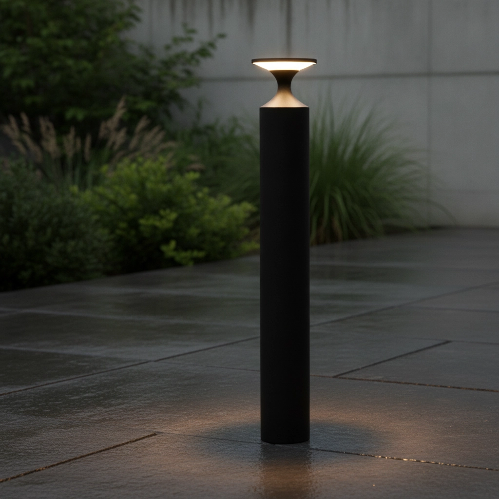 Lampe design noire Pistillo 90cm