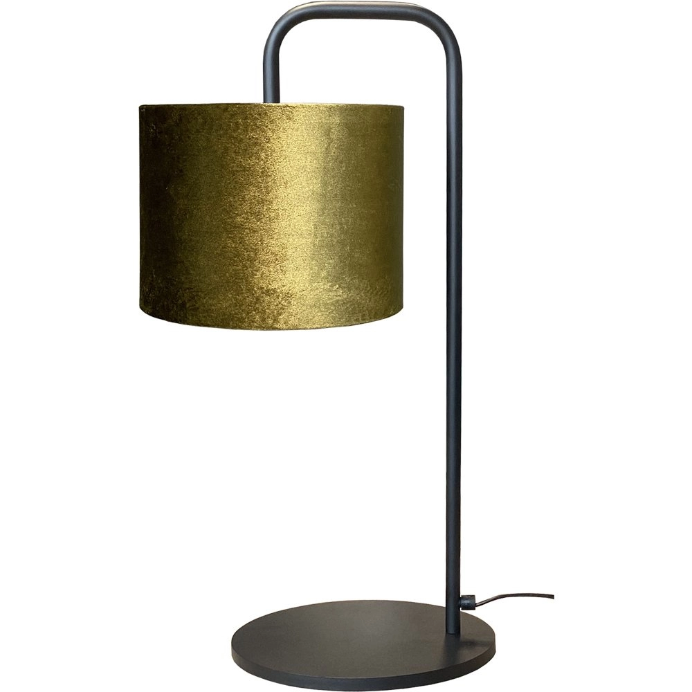 Lampe de table Venus avec abat-jour vert olive