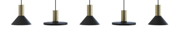 Lampe suspendue pour salle à manger Hermanos 5 lumières Lyora 5903139803298