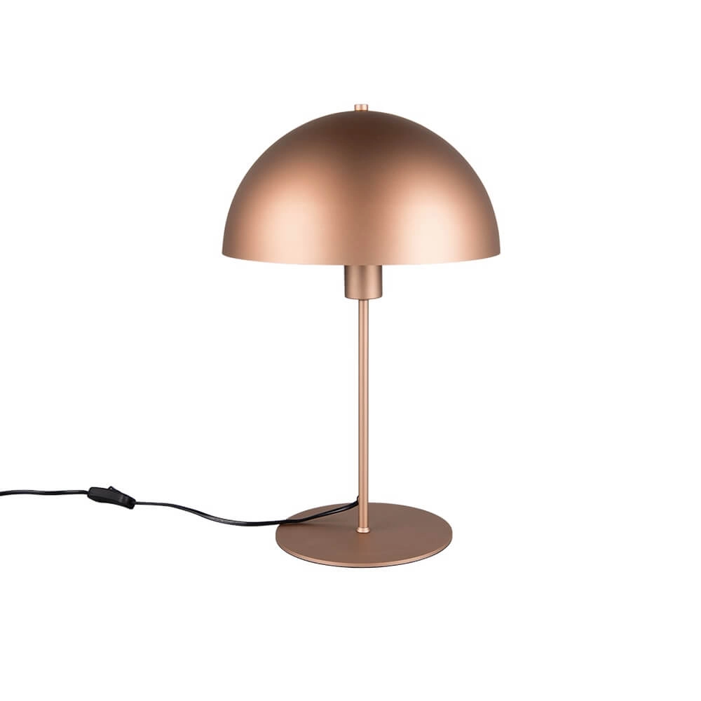 Lampe de table design Nola brun café Ø 30cm Trio 4017807633948