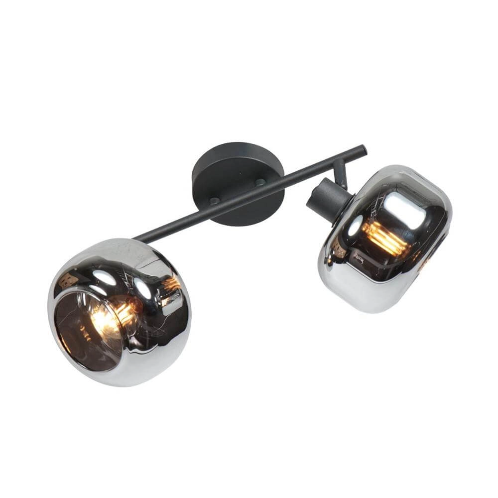 Plafonnier noir Tenebris double Steinhauer 8712746178104