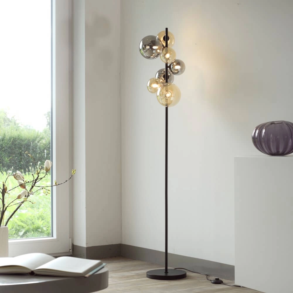 Lampadaire noir Popsicle conception Paul Neuhaus 4012248375532