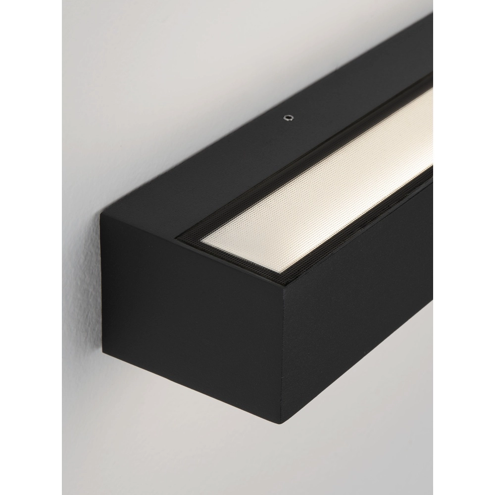 Lampe murale élégante Lane noir 36cm - 28W Lyora 5212017496751