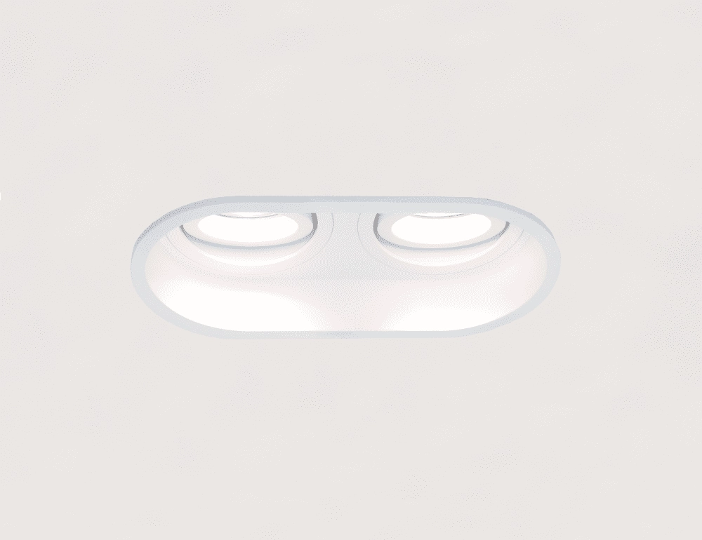 Spot encastré double Rex blanc Artdelight 8719831735549