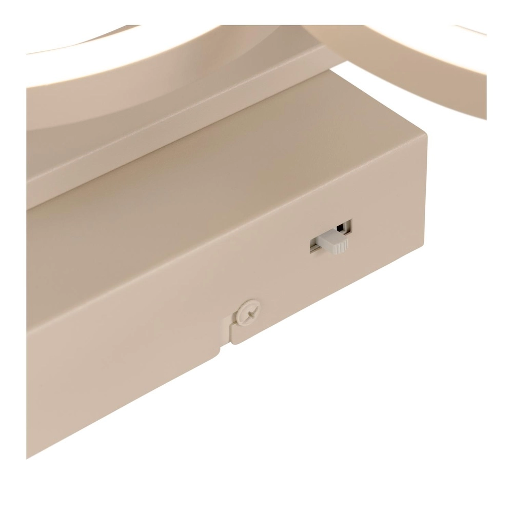 Lampe de plafond moderne Nicola brun sable Lucide 5411212531186