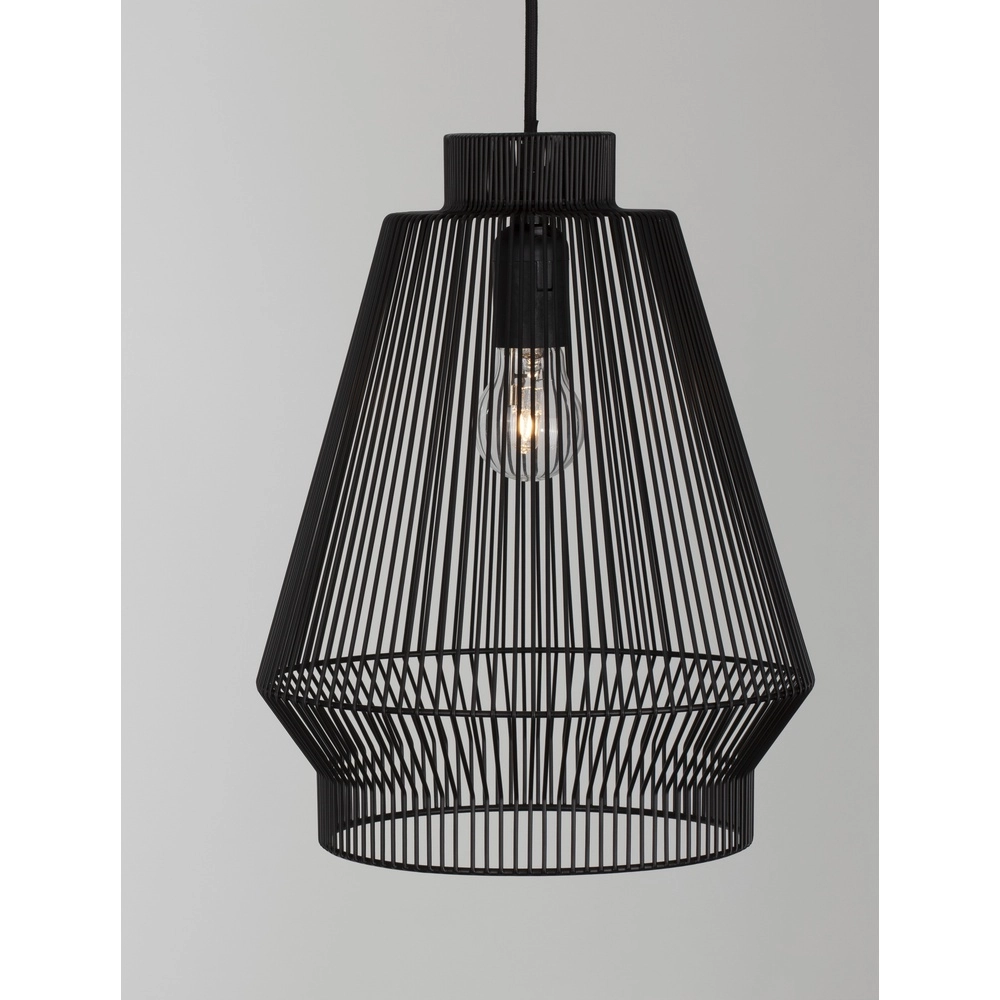 Suspension Bohème Bredo Ø 27,5cm noir Lyora 5212017438898