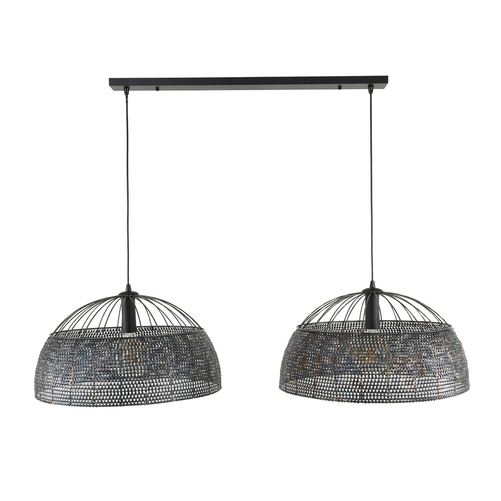 Lampe suspendue XXL pour salle à manger Armor 2x Ø 60 cm Lyora 8716803512924