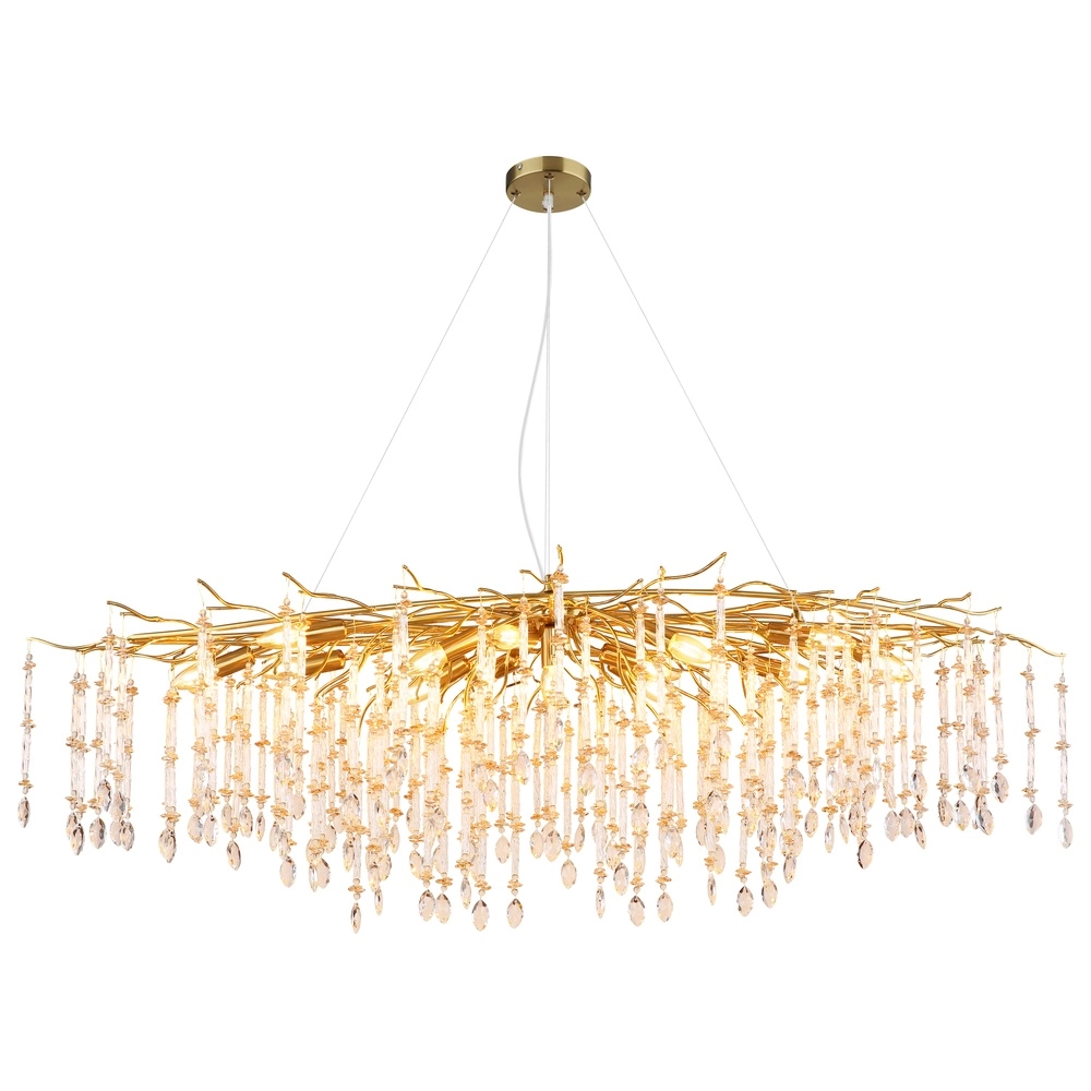 Lampe suspendue Gloria 150 cm d’or Globo 9007371572991