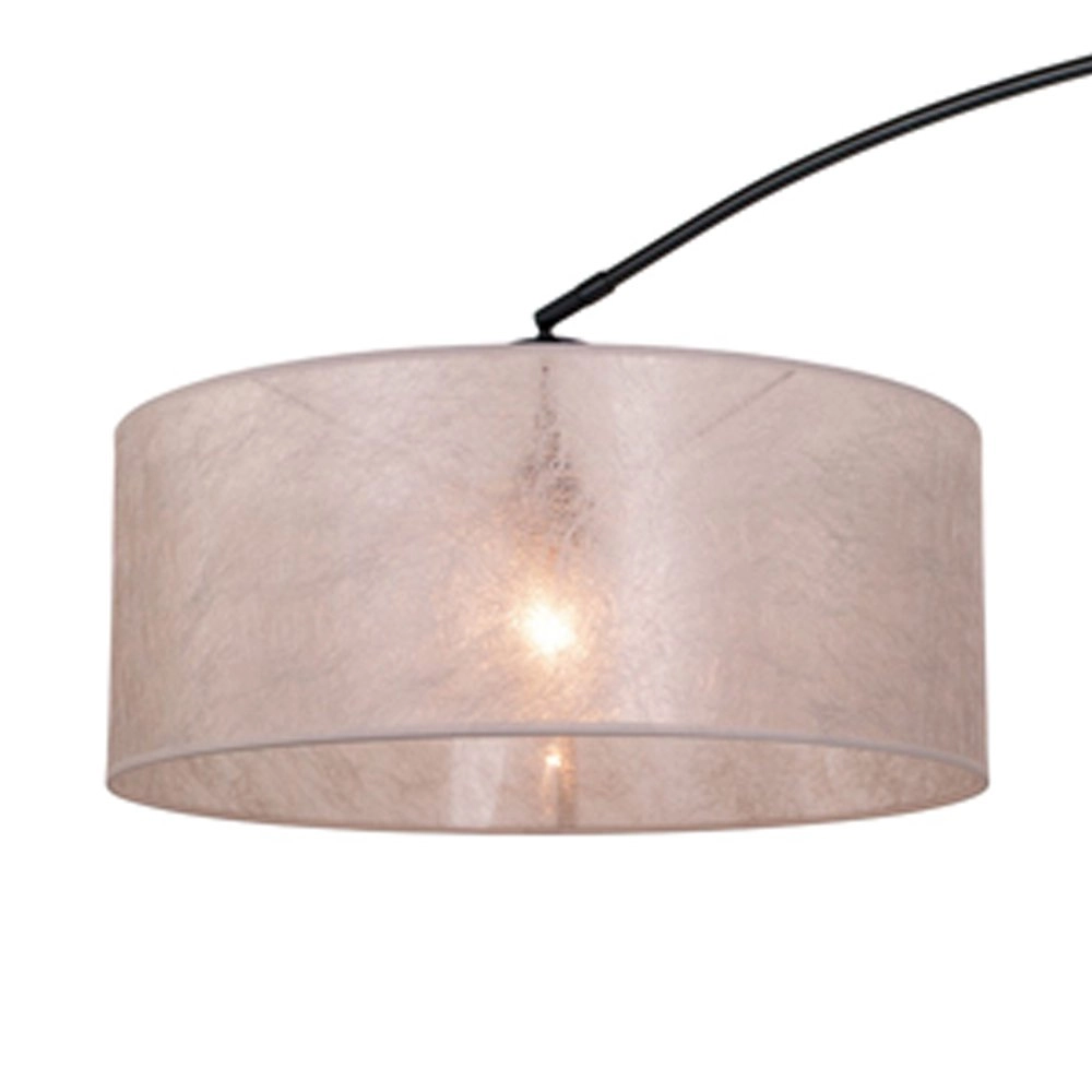 Lampe à arc Stresa noir avec teinte sizoflor argentée Steinhauer 8712746106664