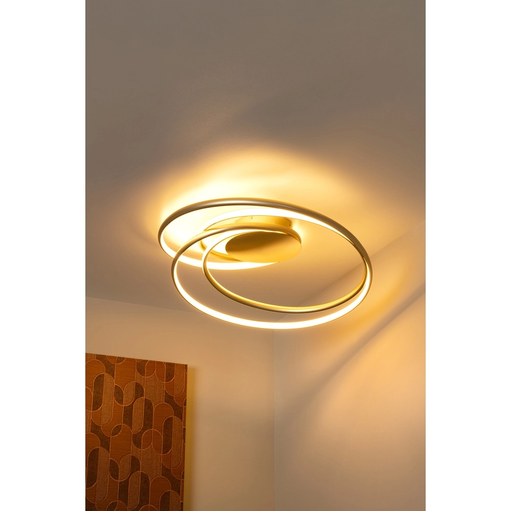 Lampe de plafond à design Sardana Curl Gold Premium by Lucide 5411212520906