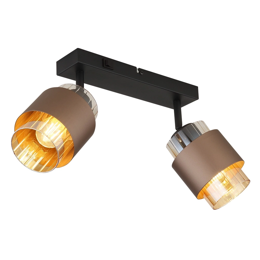 Lampe de plafond à design Milley 2-noir clair