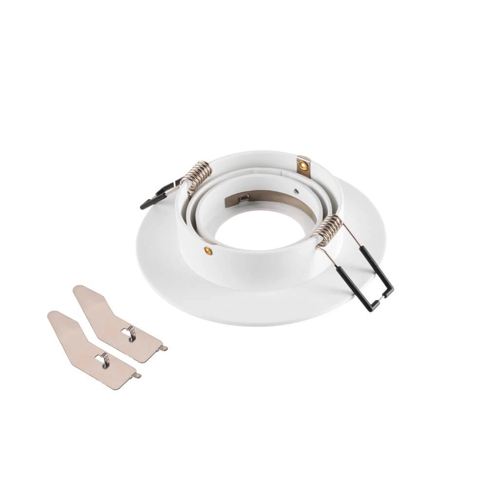 Anneau de montage New Tria 75 XL rond blanc - sans raccord SLV 4024163280518