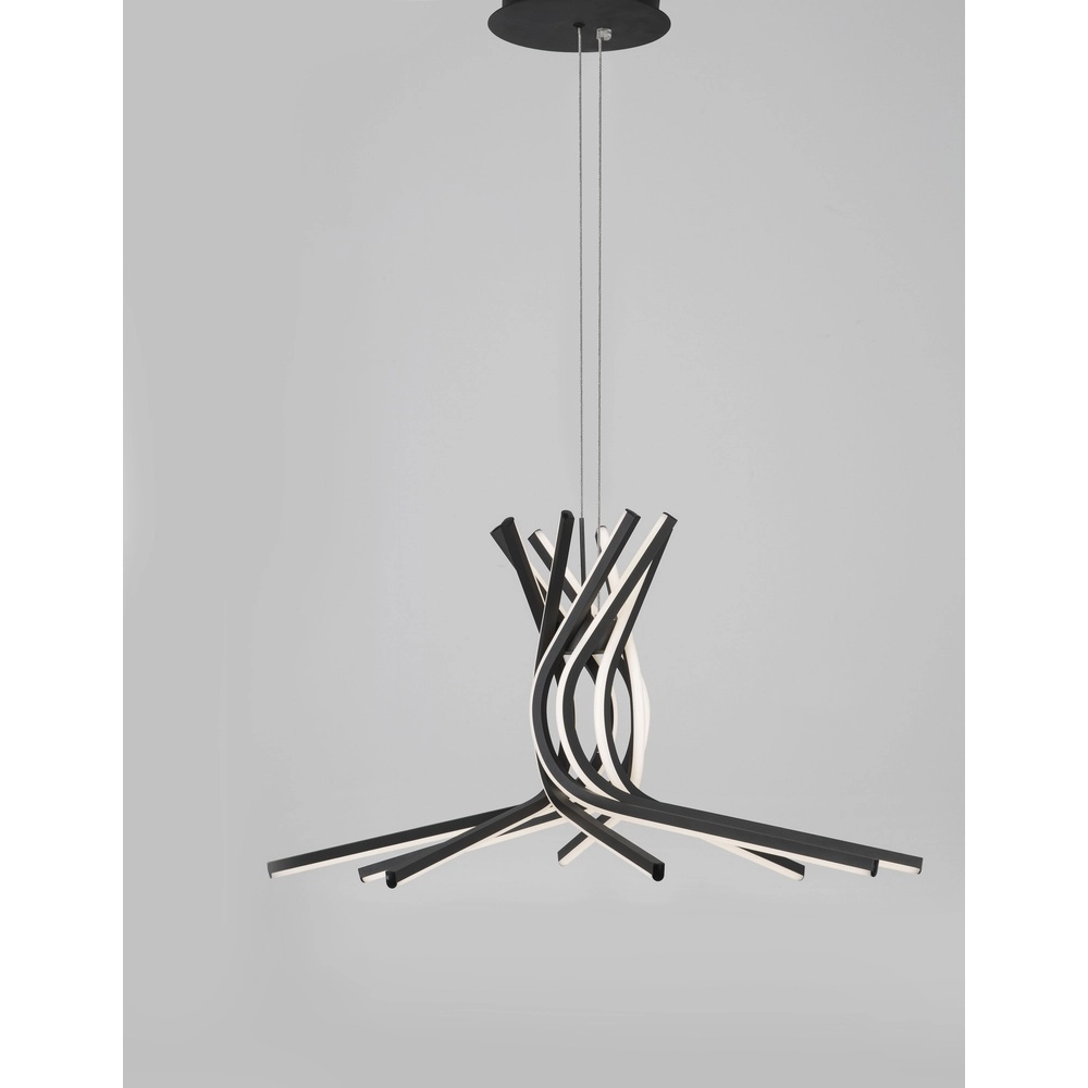 Suspension design Narvi M noir Ø 80cm Suspension design Narvi M noir Ø 80cm