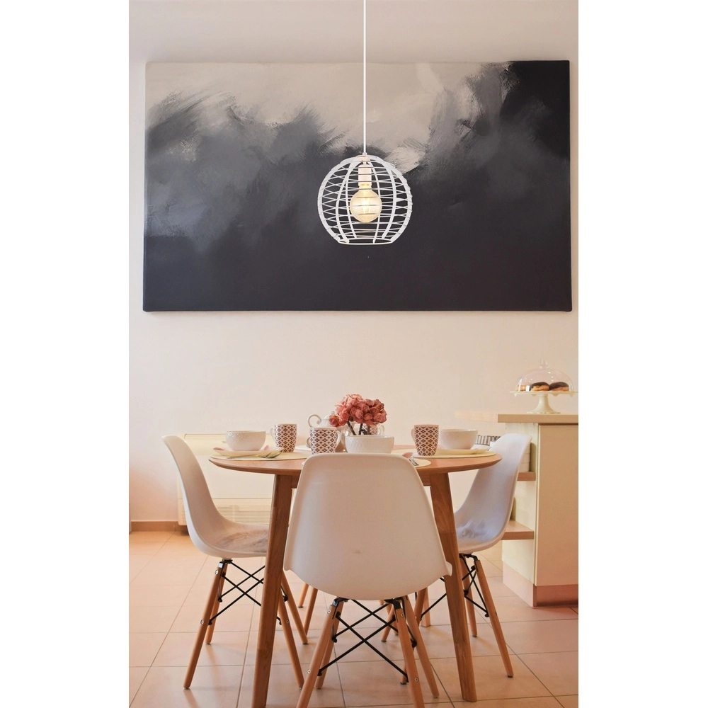 Lampe pendante blanche Nesa Conception Globo 9007371578214