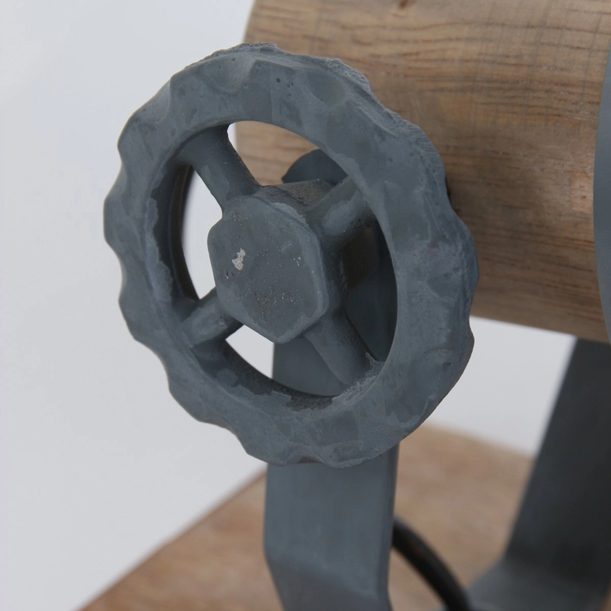 spot Gearwood bleu gris vintage avec du bois marron Steinhauer 8712746122718