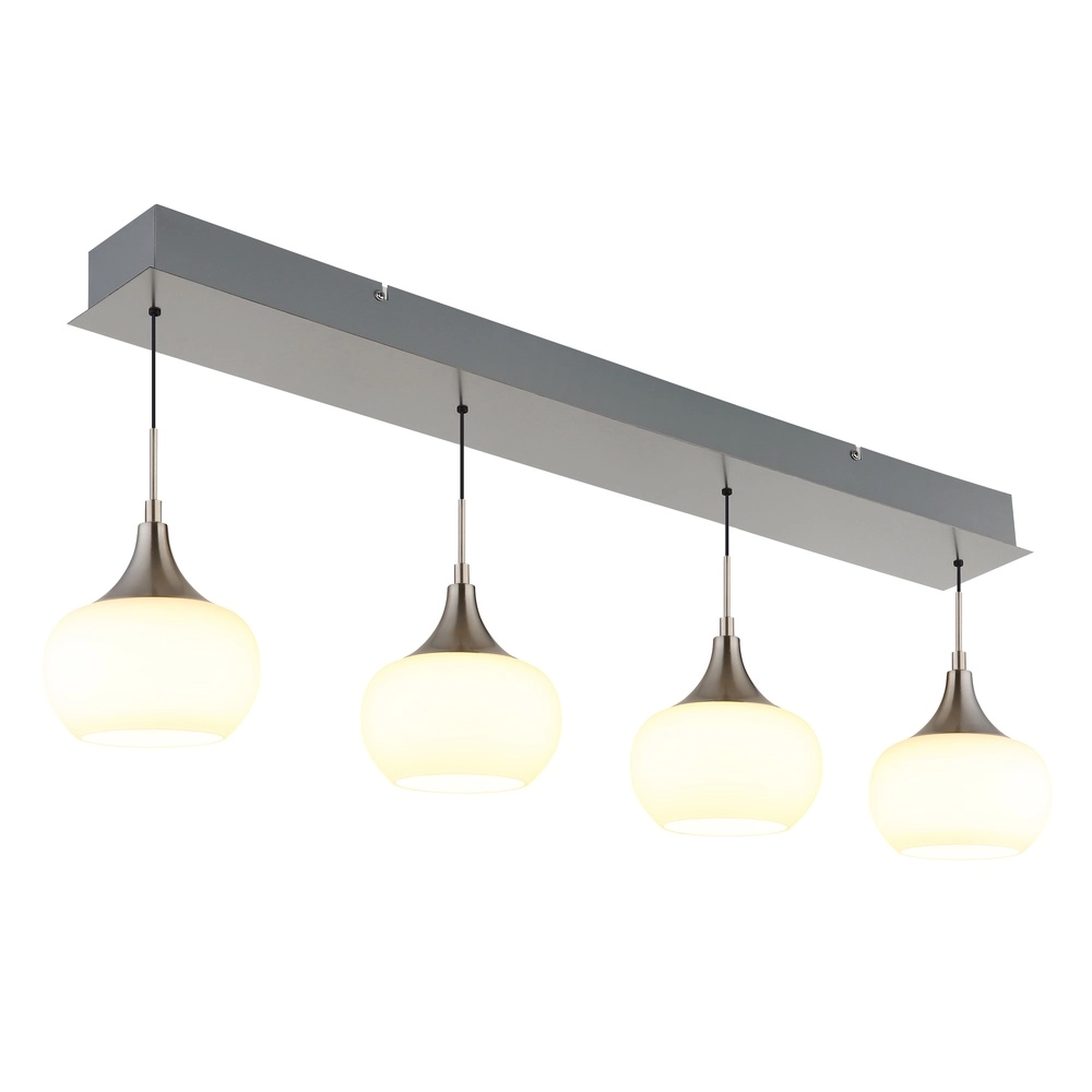 Lampe pendante de conception Lui Nickel 4-léger Globo 9007371592593