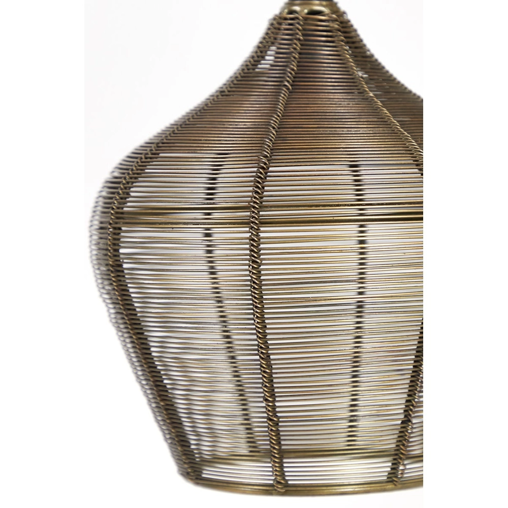 Lampe suspendue Alvaro Bronze 10 lumières Light & Living 8717807635640
