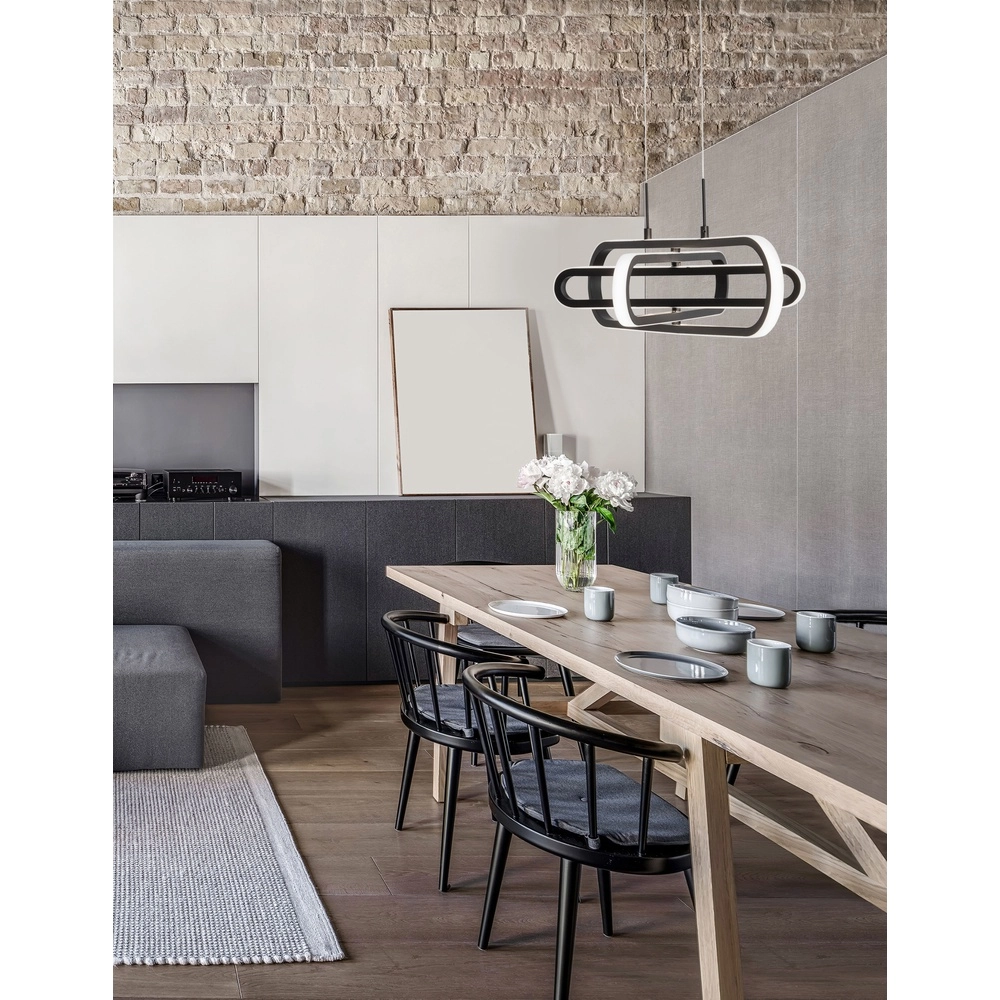 Suspension design Arte Ovale noir Lyora 5212017426000