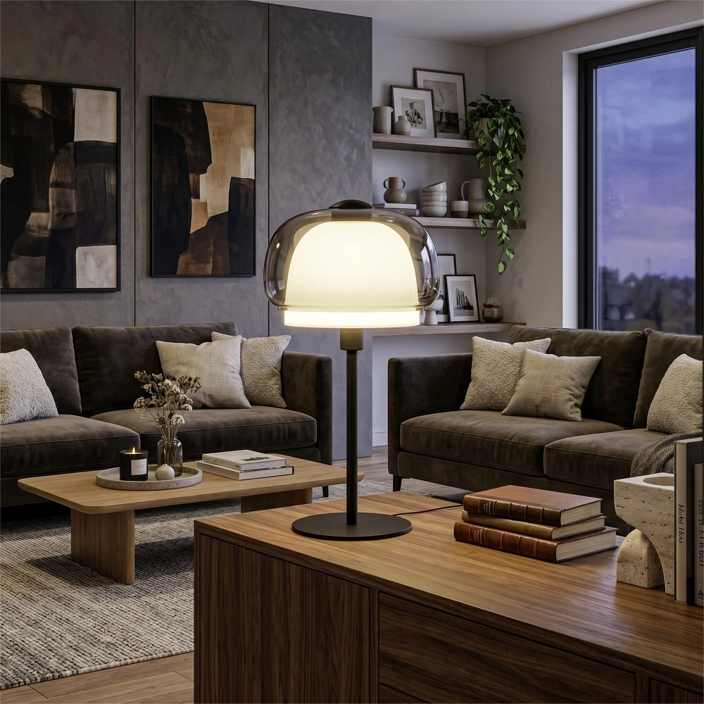 Lampe de table de conception Belomontejo Noir Eglo 9008606406715