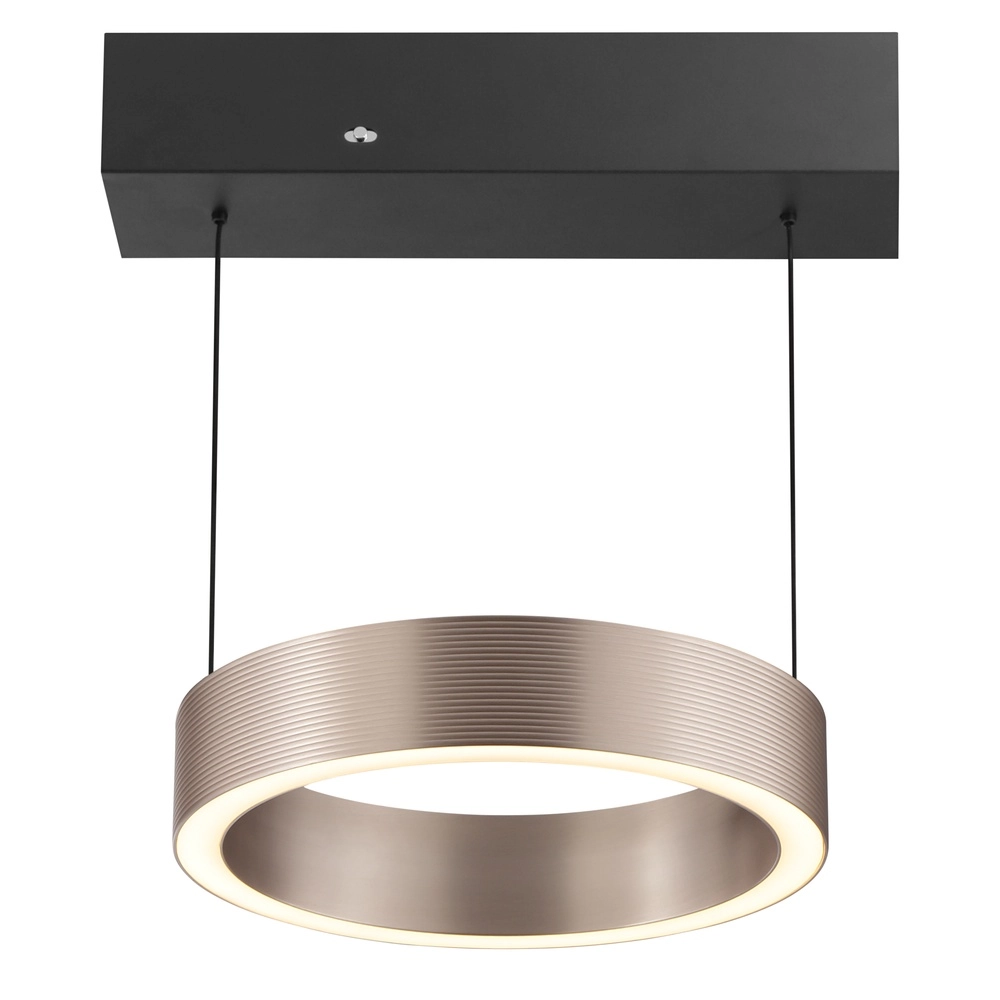 Lampe pendante de conception Axion Noir avec brun Brilliant 4004353477188