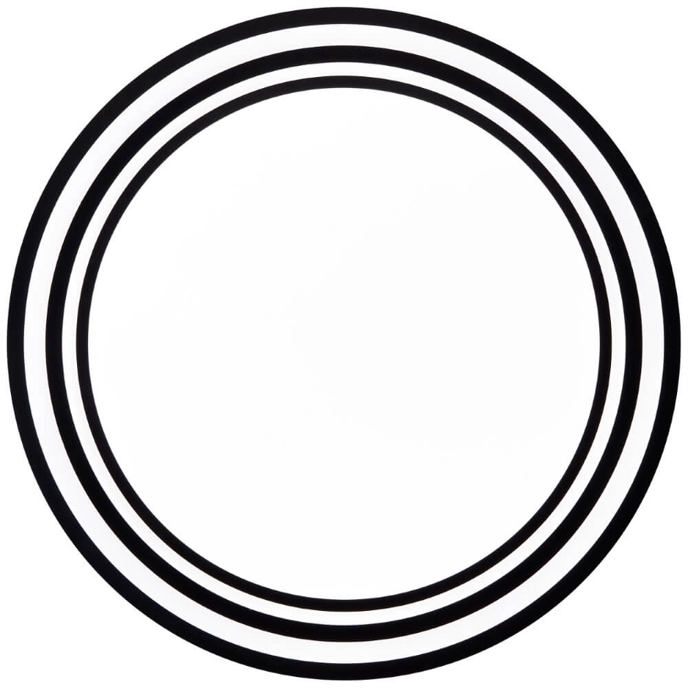 Plafonnier noir et blanc Kobana Ø49cm Brilliant 4004353426544